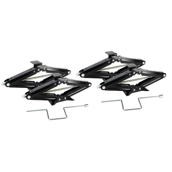 Quick Products QP-RVJ-S24-4PK RV Stabilizing and Leveling Scissor Jack, 5,000 lbs. Max, 24"-Set of 4 QP-RVJ-S24-4PK - main